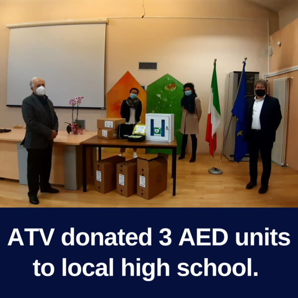 Donazione di DAE / AED donation